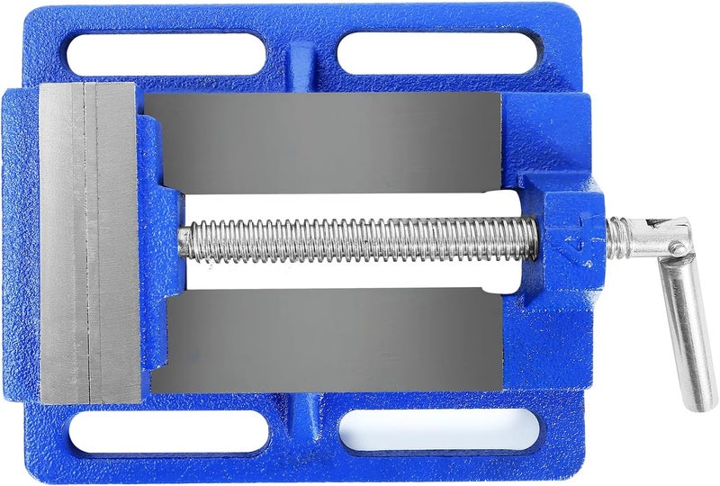 Forward Q196A 6 Inch Drill Press Vise Portable Bench Vise with Slotted Base, 6" Jaw Width - Image 4